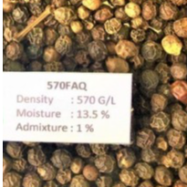 Black Pepper 570 ASTA (GL >570; Foreign matter: 0.2% max; Moisture: 12.5% max)